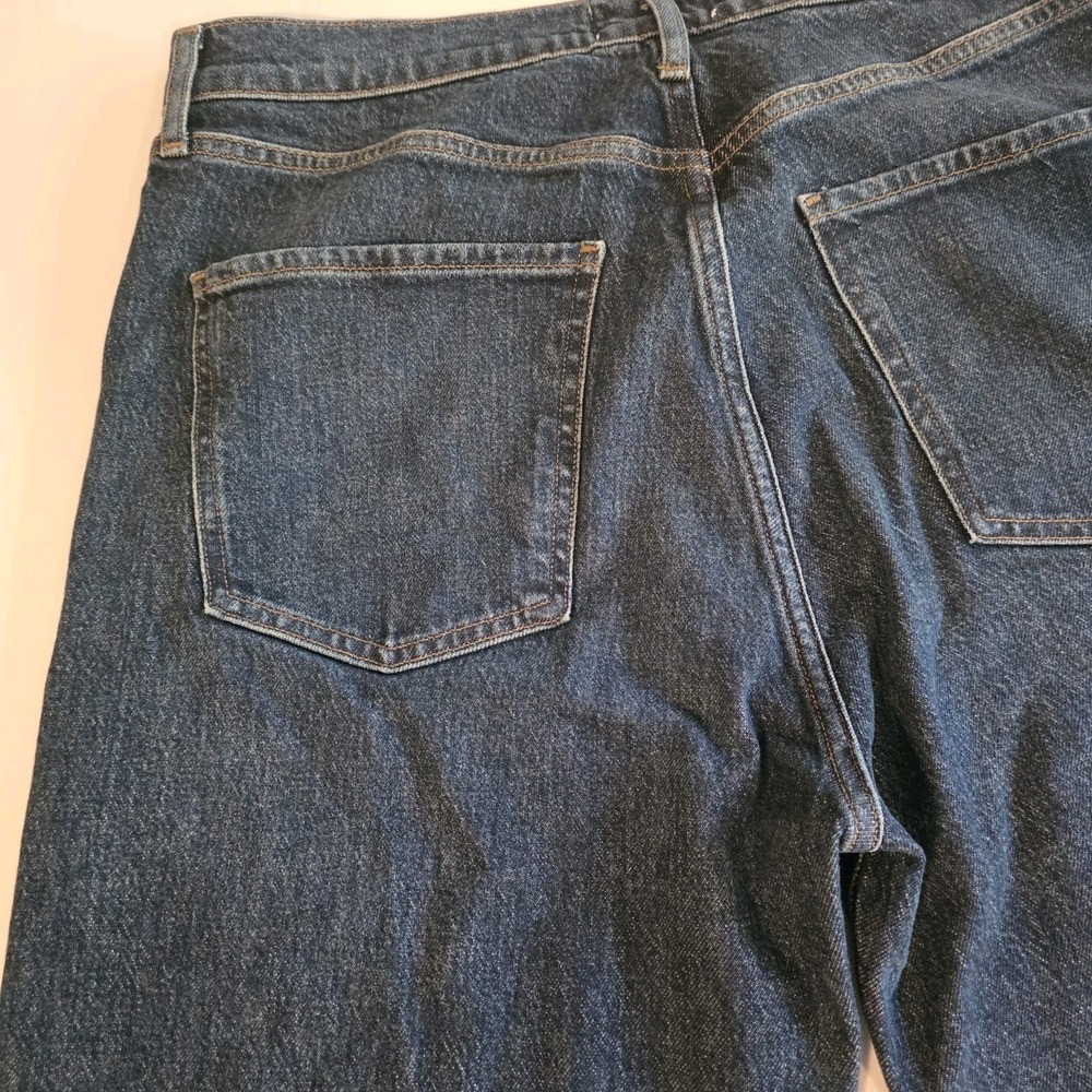 AGOLDE Ren High Rise Wide Leg Jeans Echo Stretch Size 31 EUC 90s Chic MSRP $238 - Picture 12 of 15